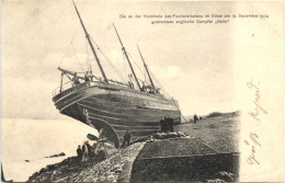 Bremerhaven - Im Orkan Gestrandeter Dampfer Italia 1904 - Bremerhaven