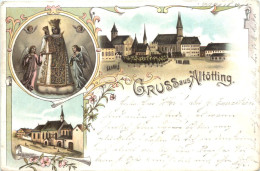 Gruss Aus Altötting - Litho - Altötting