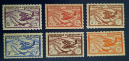 Nouvelle Calédonie - 1942/43 - PA N°39 à 44 **/* - Nuevos