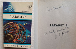 C1 Georges Jean G. J. ARNAUD - LAZARET 3 EO 1973 FNA SF Envoi DEDICACE Signed Port Inclus France - Fleuve Noir