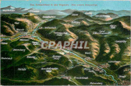 CPA CARTE GEOGRAPHIQUE Wisch  - Landkarten