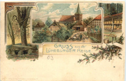 Gruss Au Der Lüneburger Heide - Litho - Lüneburg