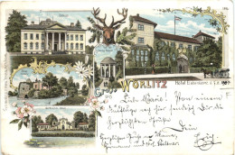 Gruss Aus Wörlitz - Hotel Eichenkreuz - Litho - Woerlitz