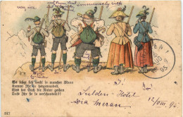 Humor - Wandern - Vorläufer 1895 - Alpinisme