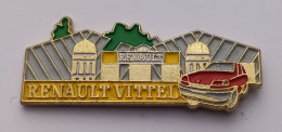 VF261 Pin's VITTEL VOSGES GARAGE RENAULT Achat Immédiat - Renault