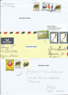 Ethiopia  Airmail Covers Modern Frankings To Italy 1993/2010 With Some Nice Frankings - Ethiopia