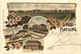 Gruss Aus Plattling - Litho - Plattling