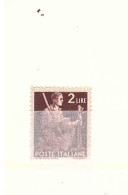 L.2 DEMOCRATICA - 1946-60: Mint/hinged