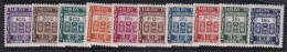 Inde  .  Y&T   .    Taxe 19/28   .      *    .    Neuf Avec Gomme - Unused Stamps