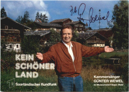 Günter Wewel Mit Autogramm - Cantanti E Musicisti