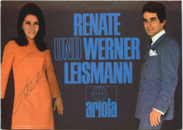 Renate Und Werner Leismann Mit Autogramm - Cantanti E Musicisti