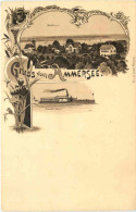 Breitbrunn Am Ammersee - Litho - Herrsching