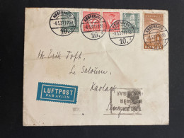 DANEMARK LETTRE COVER 1937 Pour Le Sénégal - Storia Postale