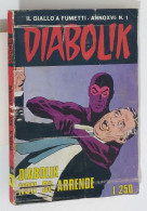 60939 DIABOLIK 1977 A. XVI N. 1 - Diabolik Non Si Arrende - Diabolik