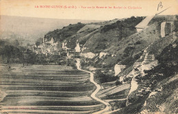 D4996 La Roche Guyon Vue Sur La Route Et Les Rochers - La Roche Guyon