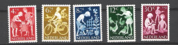 Netherlands1962 Children Stamps Bicycle, Music MNH ** - Ongebruikt