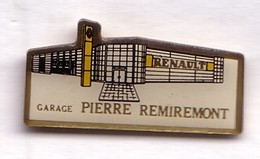 F148 Pin's Vosges Remiremont Garage Pierre RENAULT Achat Immédiat - Renault