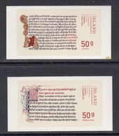 2014 Iceland JOINT ISSUE Law Of Zealand Denmark  Complete Set Of 2 MNH @ BELOW FACE VALUE - Neufs