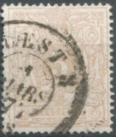 Belgique COB N°28 - Cachet (ambulant) OUEST 3 - (F909) - Bahnpoststempel