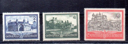 Polonia Gobierno General Serie Nº Yvert 79/81 ** - Algemene Overheid