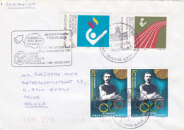 From Argentina To Belgium - 1999 - Storia Postale