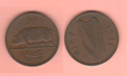 EIRE Ireland 1/2 Penny 1941 - Ireland