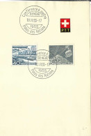 SUISSE 1955: Encart De Genève - Lettres & Documents