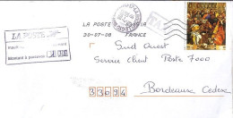 TAXE N° TAMPON-TAXE 1,38€ S/L. A BORDEAUX/2008 - 1960-.... Cartas & Documentos