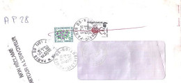 TAXE N° (108/98)x2 Recto-verso S/L.DE PARIS + TAXEE A PARIS/15/11 + 17/11/82 - 1960-.... Storia Postale