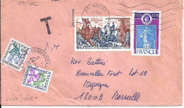 TAXE N° 99/102 S/L. DE NYONS + TAXEE A MARSEILLE/24.3.80 - 1960-.... Cartas & Documentos