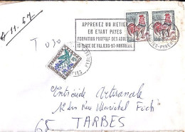 TAXE N° 99 S/L. DE TARBES + TAXEE A TARBES/1967 - 1960-.... Lettres & Documents