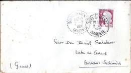 TAXE N° 92 S/L. DE BOURG CHARENTE+TAXE DE POSTE RESTANTE/1960 - 1960-.... Cartas & Documentos