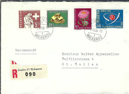 SUISSE 1958: LSC Rec. De Genève Pour St Gallen - Storia Postale