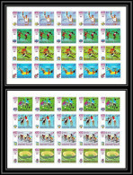 108 - Manama - MNH ** Mi N° 77 / 84 B Non Dentelé (Imperf) Jeux Olympiques Olympic Games Mexico 68 Feuilles Sheets - Ete 1968: Mexico