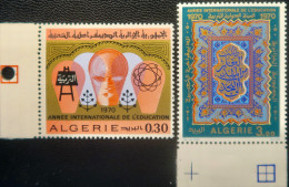 R2452/1821 - ALGERIE - 1970 - N°525 à 526 NEUFS** BdF - Algeria (1962-...)