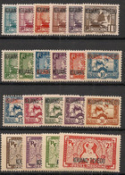 KOUANG-TCHEOU - 1937 - N°YT. 97 à 117 - Série Complète - Neuf Luxe ** / MNH / Postfrisch - Unused Stamps