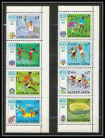 111a - Ajman - MNH ** Mi N° 247 / 254 A Jeux Olympiques (olympic Games) Mexico 68 Football (Soccer) Cycling Basketball - Adschman