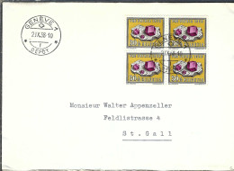 SUISSE 1958: LSC De Genève Pour St Gallen - Cartas & Documentos