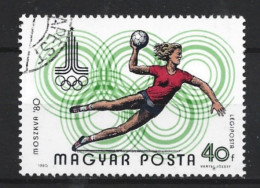 Hungary 1980 Ol. Games Y.T.  A429 (0) - Used Stamps