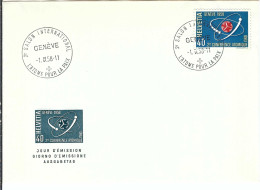 SUISSE 1958: LSC De Genève - Storia Postale