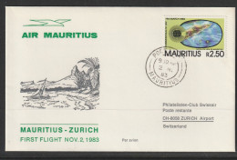 1983, Air Mauritius, Erstflug, Port Louis Mauritius - Zürich - Mauricio (1968-...)