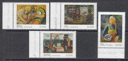 2014 Iceland Art Paintings Complete Set Of 4 MNH @ BELOW FACE VALUE - Unused Stamps