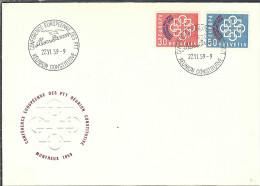 SUISSE 1959: FDC De Genève - Briefe U. Dokumente