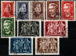 HONGRIE 1949-50 O - Used Stamps