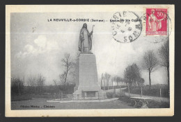 La Neuville Sur Corbie, Statue De Sainte Colette. Carte Inédite (A18p29) - Corbie