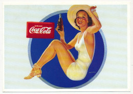 Lot De 4 CPM - Publicités COCA-COLA - Werbepostkarten