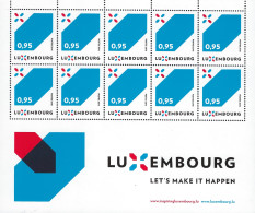 Luxembourg - Luxemburg - Timbres - Feuillet  à  10 Timbres X  1,05 -  2016  LUXEMBOURG  LET'S MAKE IT HAPPEN  MNH** - Blokken & Velletjes