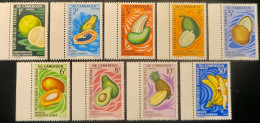 R2452/1830 - CAMEROUN - 1967 - FRUITS - SERIE COMPLETE - N°441 à 449 NEUFS** BdF - Camerun (1960-...)