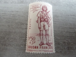 Soudan - Défense De L'Empire - Infanterie Coloniale - 1f.50+3f. - Yt 123 - Lilas - Neuf Sans Trace - Année 1941 - - Nuevos
