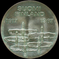 LaZooRo: Finland 10 Markkaa 1967 UNC - Silver - Finlandia